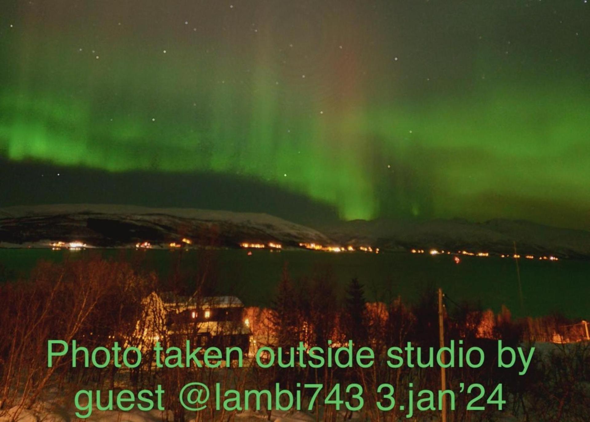 New Studio Apartment In Tromso - Aurora Hotspot Exterior photo